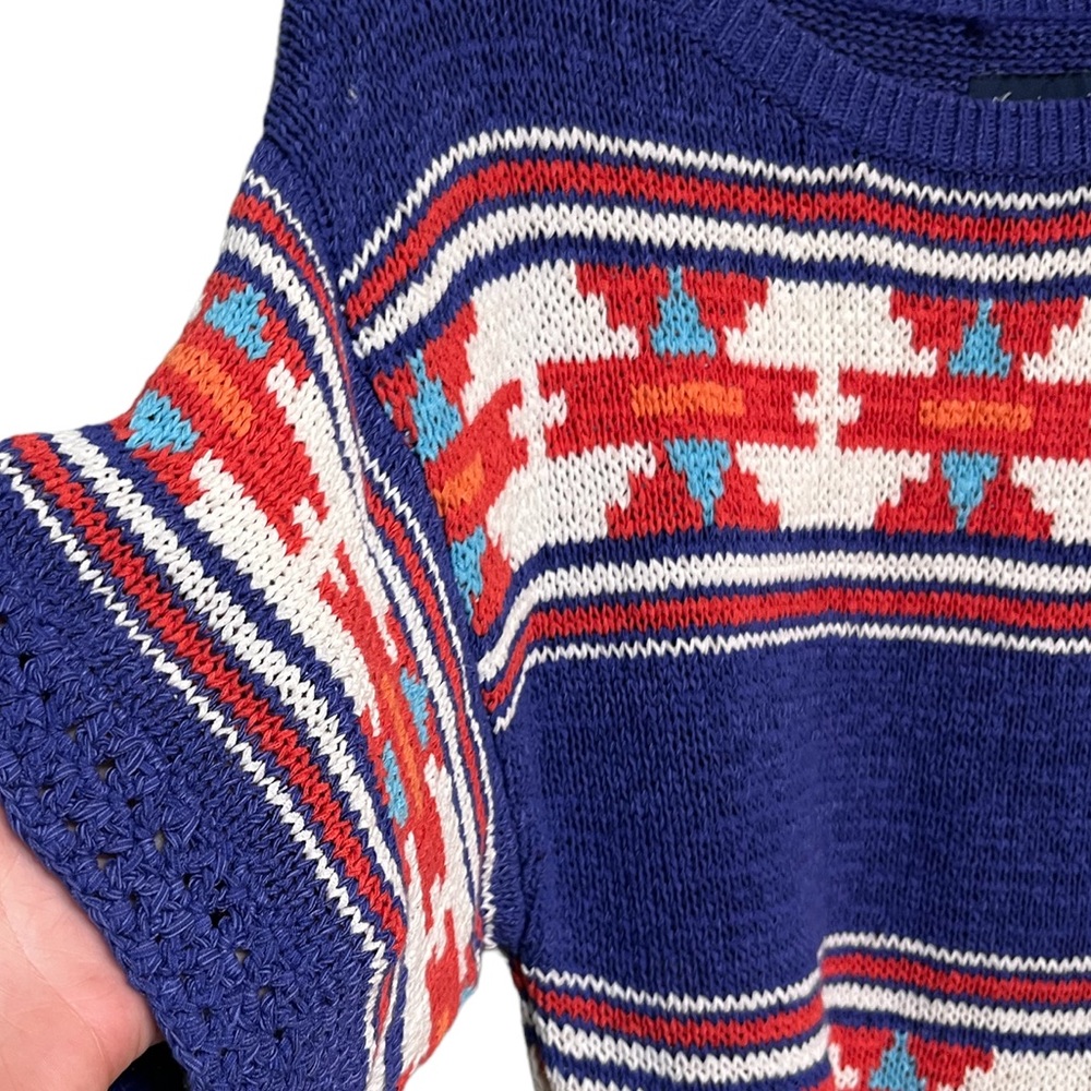 AMERICAN EAGLE OUTFITTERS aztec tribal print dolman sweater Size XSmall - Picture 15 of 15
